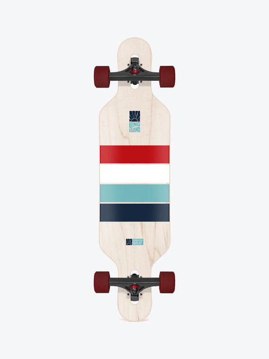 Long Island Stripe 36.95" Drop Complete Longboard 2024