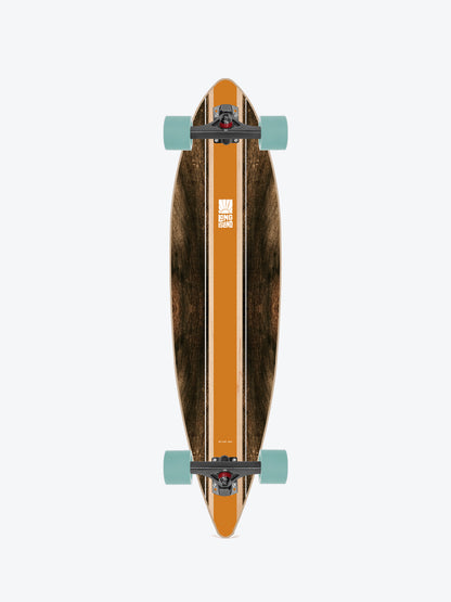 Long Island Stripe 38" Complete Longboard