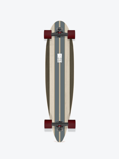 Long Island Stripe 39" Pintail Complete Longboard