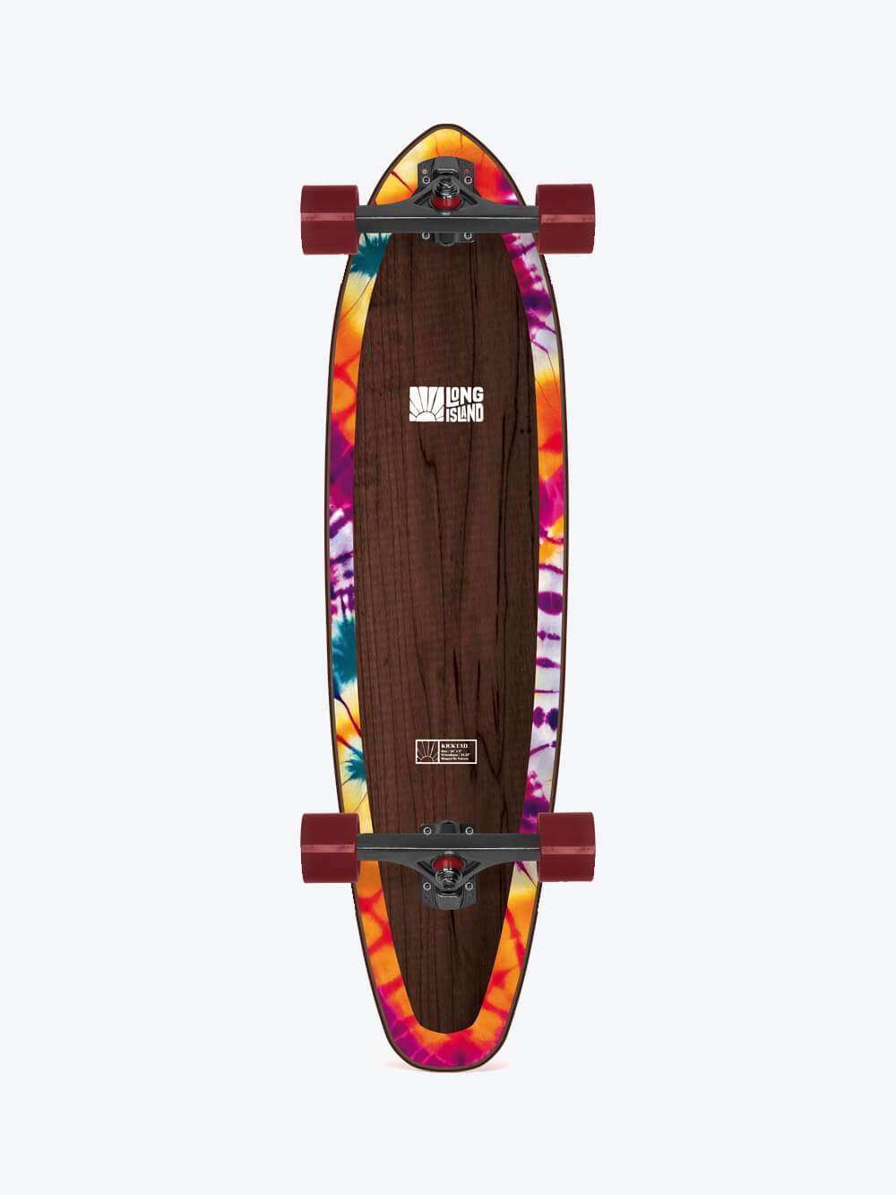Skateboard Completo Moose Dip Bianco 7.5'' Con Ruote Nere Per Ragazzi