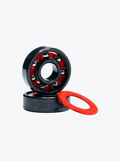 Mosaic Super 1 Javier Sarmiento Abec 7 Black Red White Bearings