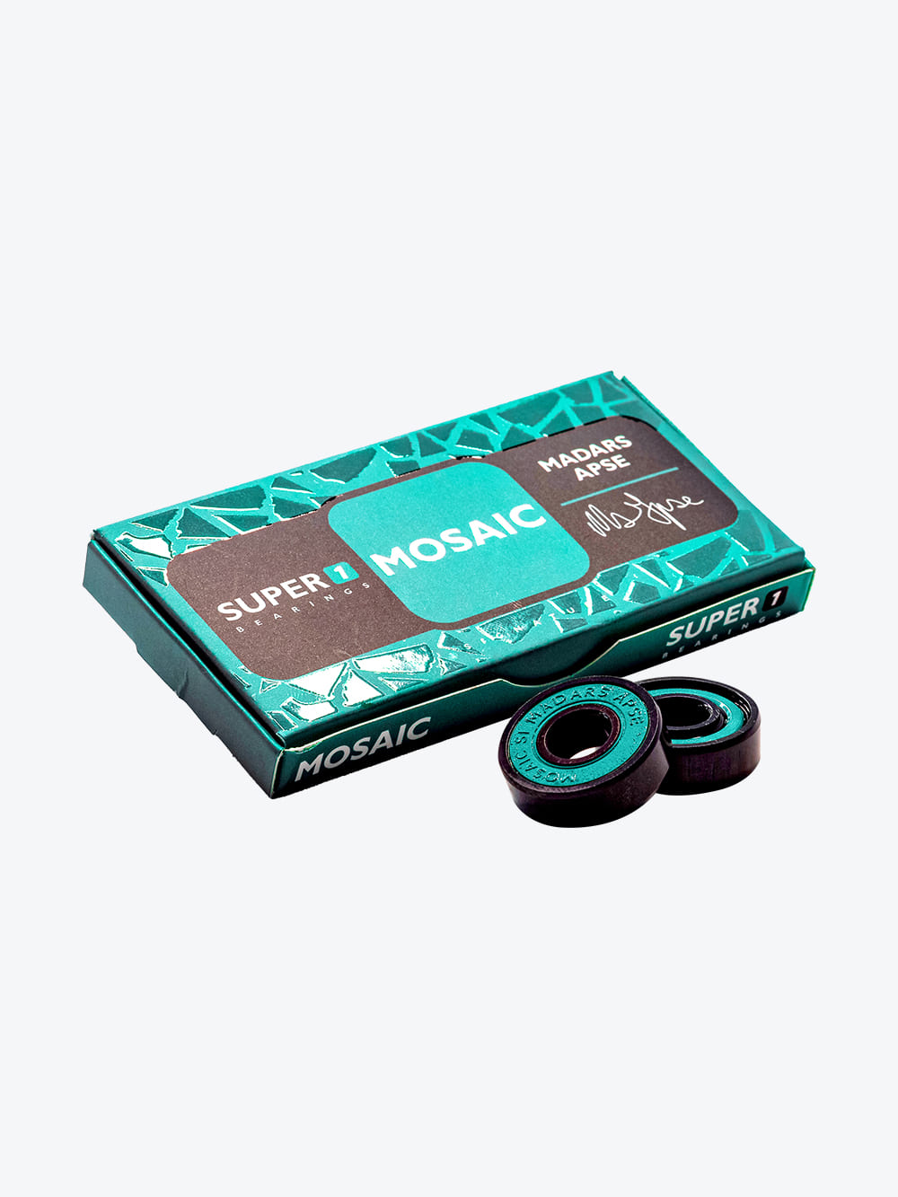 Mosaic Super 1 Madars Apse Abec 7 Black Blue White Bearings