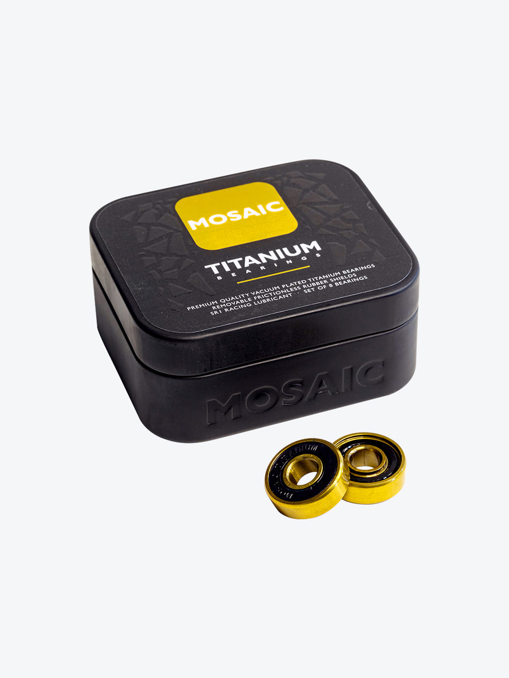 Mosaic Titanium Gold Black Bearings