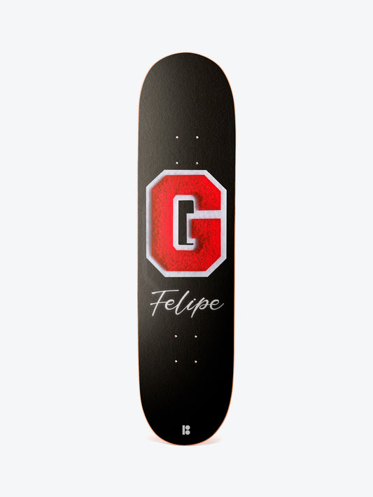 Plan B G Red Gustavo 8.0" Skate Deck