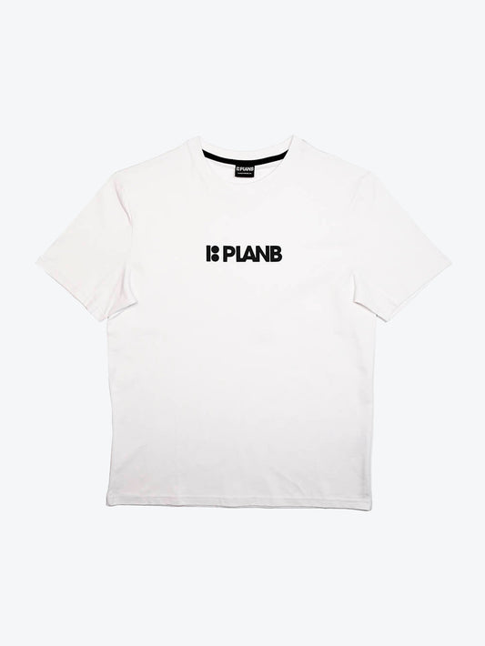 Plan B Logo White Tee