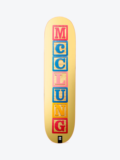 Plan B McClung Blocks One Offs 8.25" Skate Deck