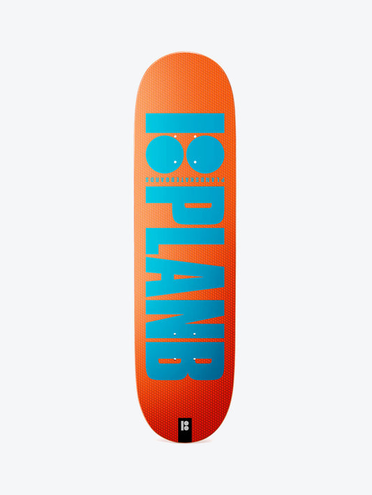 Plan B OG Metallic Blue-Orange 8.5" Skate Deck