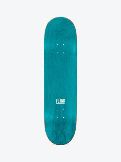 Plan B OG Metallic Blue-Orange 8.5" Skate Deck