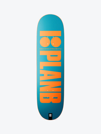 Plan B OG Metallic Blue-Yellow 8.75" Skate Deck