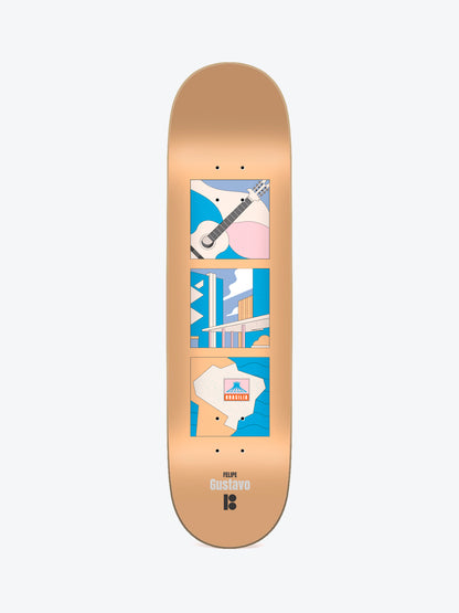 Plan B Squares Gustavo 7.87" Skate Deck