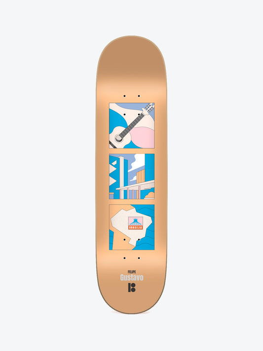 Plan B Squares Gustavo 7.87" Skate Deck