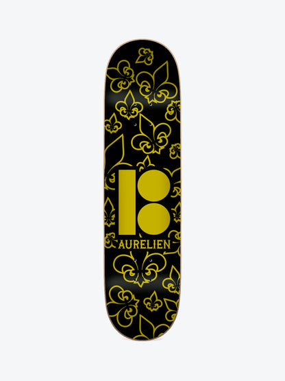 Plan B Symbols Giraud Fleur De Lis Gold 8.0" Skate Deck