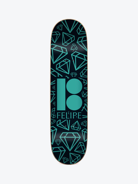 Plan B Symbols Gustavo Diamonds 7.87" Skate Deck