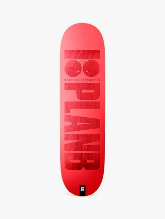 Plan B Team Grain Red 8.5" Skate Deck