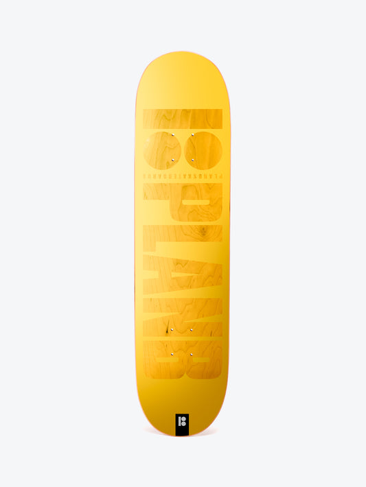 Plan B Team Grain Yellow 8.25" Skate Deck