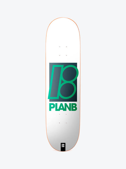 Plan B Team Polo White 8.6" Skate Deck