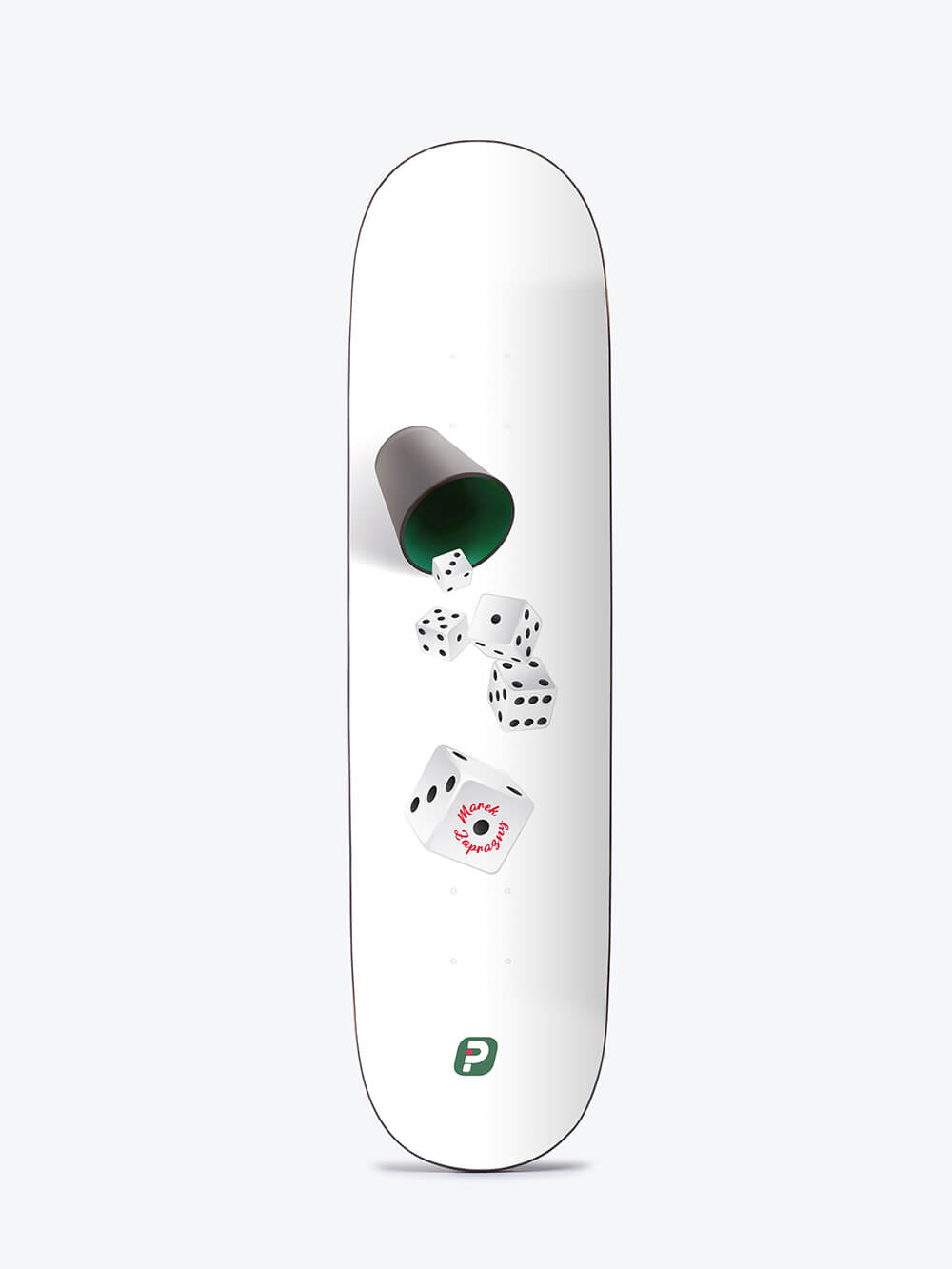 Player 5 Dice Zaprazny 7.87" Skate Deck