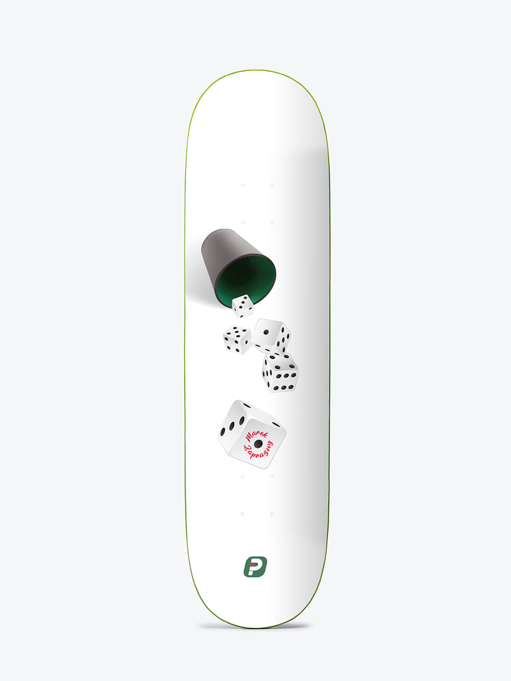 Player 5 Dice Zaprazny 8.38" Skate Deck