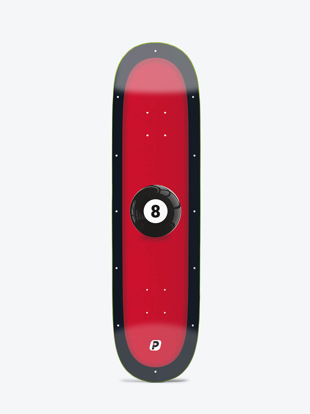 Player 8 Ball 8.25" Skate Deck