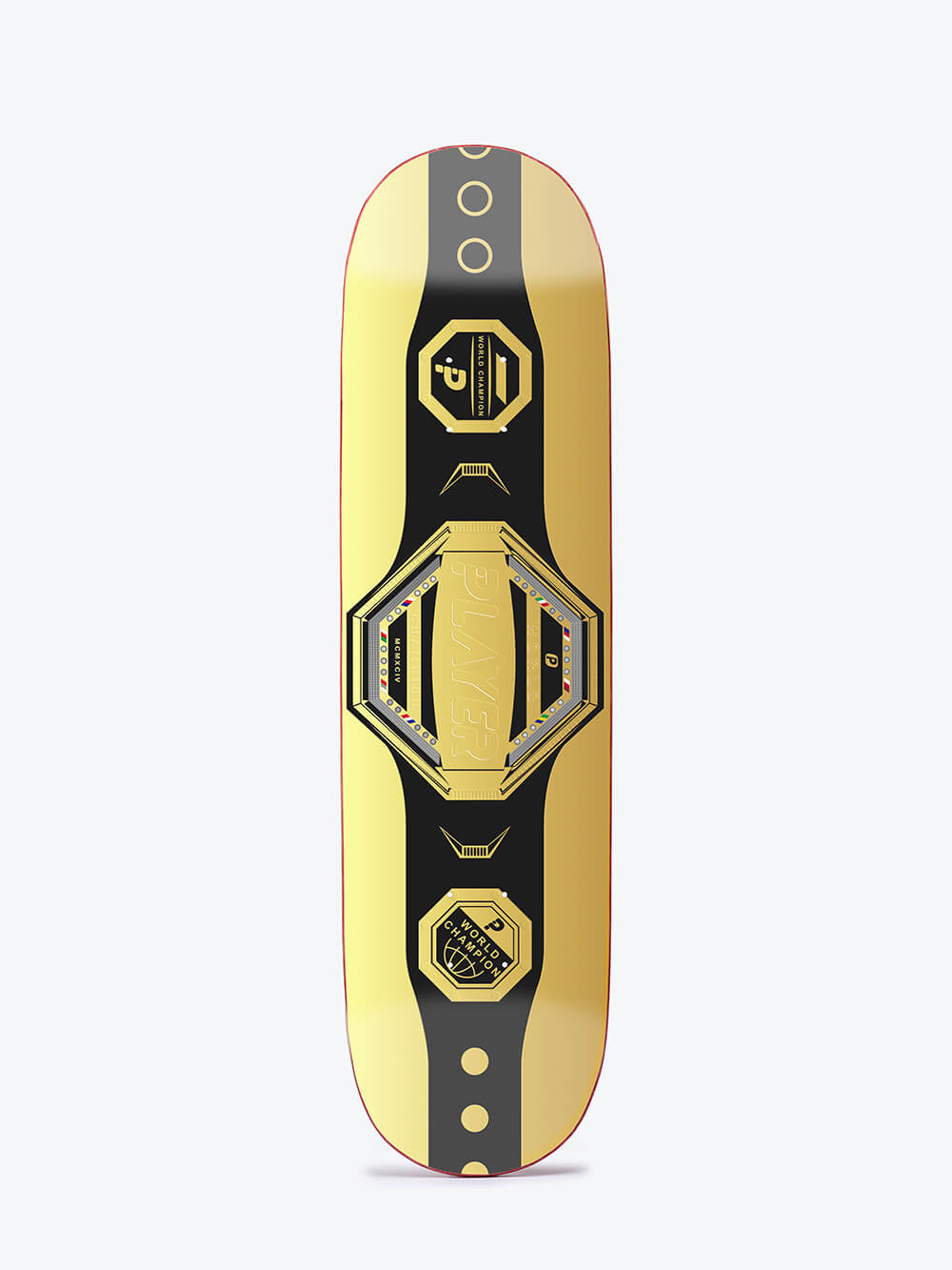 Player Big Gold Belt 8.25" Skate Deck