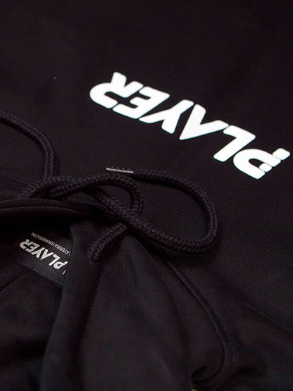 Player Logo Black Hoodie