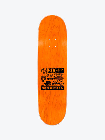 Roger Half Roger 8.75" High Concave Square Skate Deck