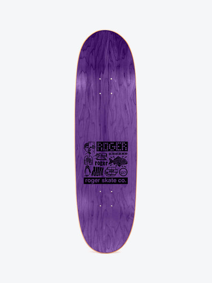 Roger Half Roger 9.125" Oval Shape Skate Deck