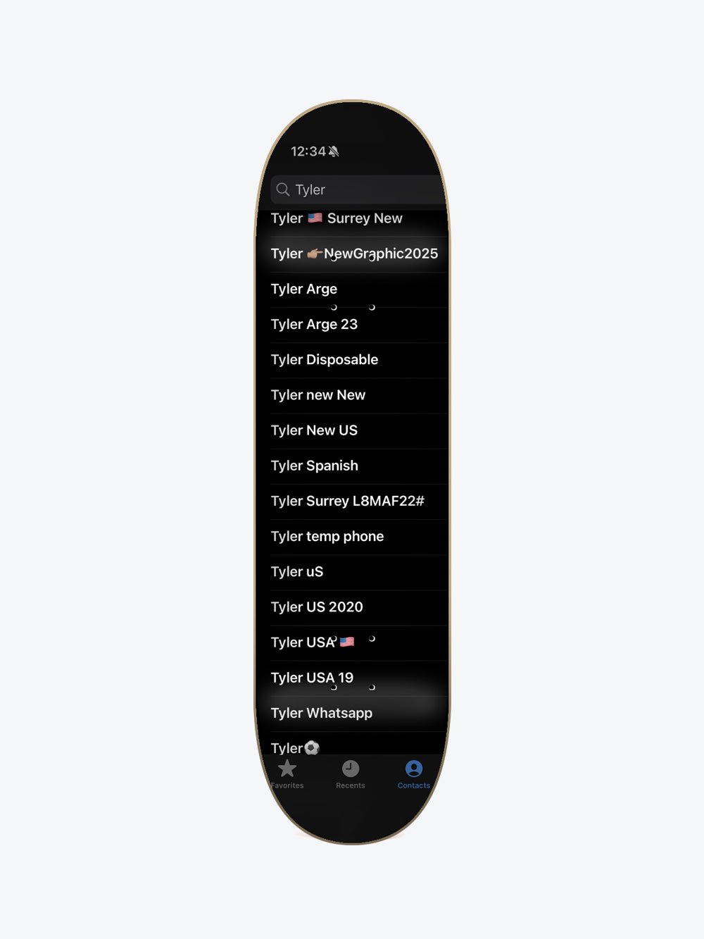 Sk8mafia Contacts Surrey 8.25" Skate Deck