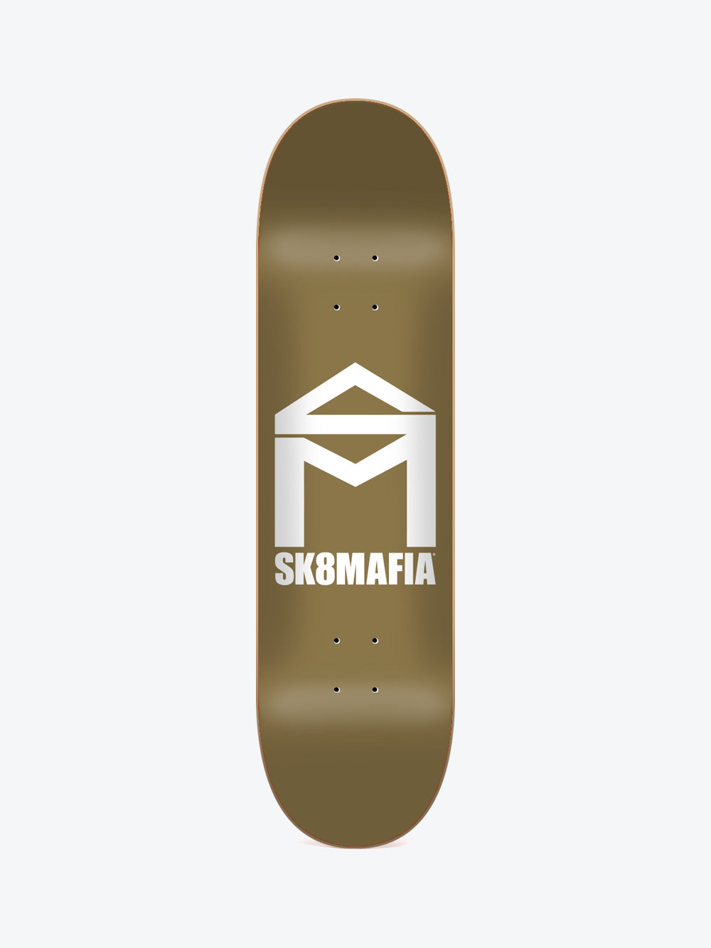 Sk8mafia House Logo Gold Foil 8.25" Skate Deck