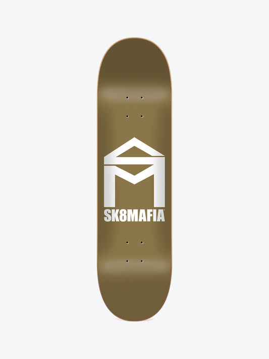 Sk8mafia House Logo Gold Foil 8.25" Skate Deck