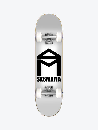 Sk8mafia House Logo White 6.0" Micro Complete Skate