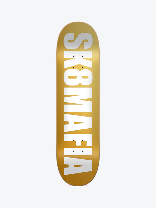 Sk8mafia OG Logo Gold Foil 8.25" Skate Deck