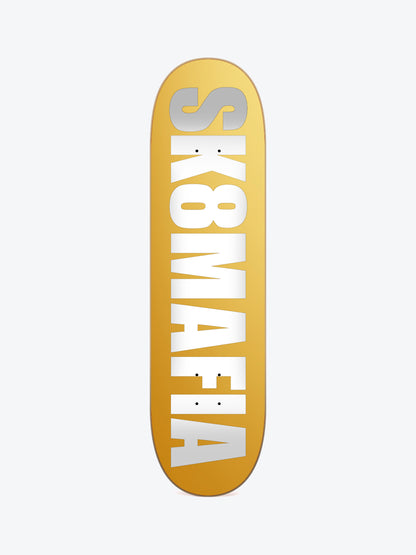 Sk8mafia OG Logo Gold Foil 8.5" Skate Deck