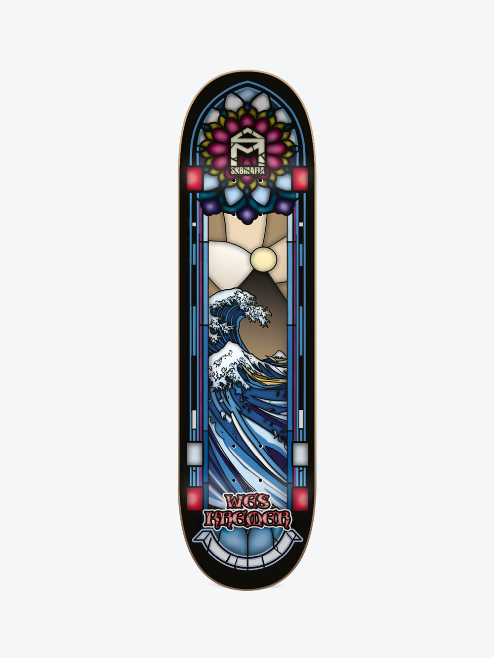 Sk8mafia Stained Glass Kremer 8.5" Skate Deck