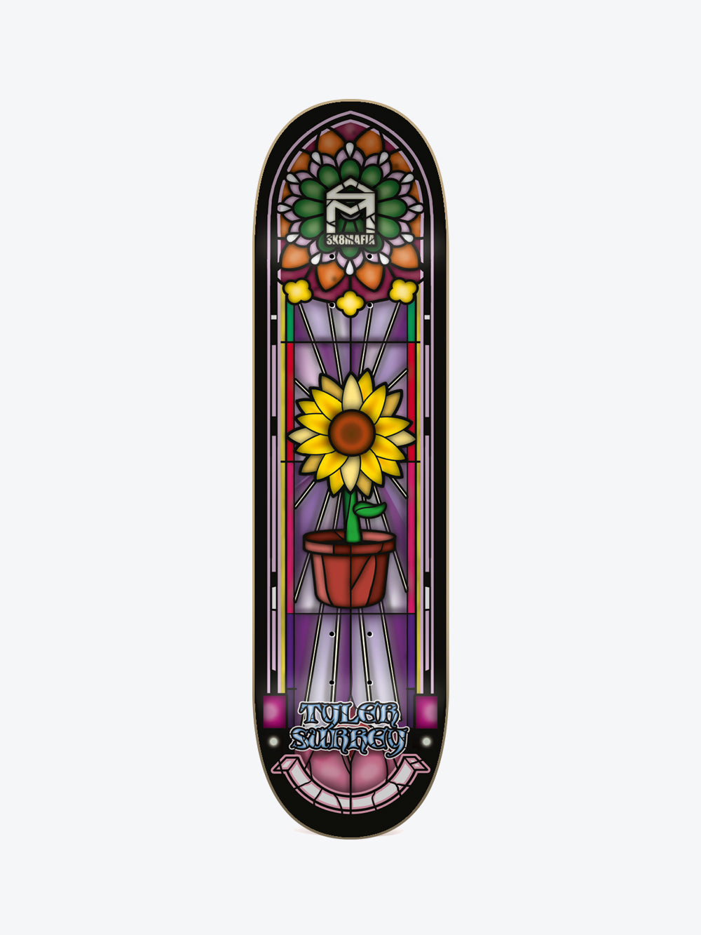 Sk8mafia Stained Glass Surrey 8.25" Skate Deck