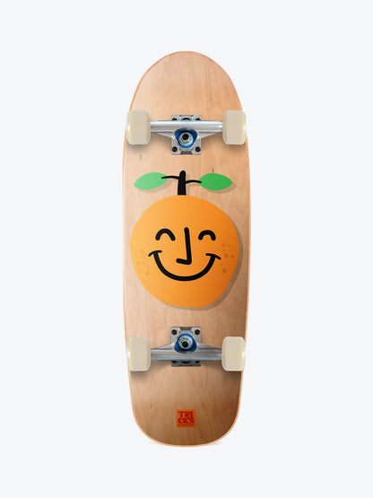 Tricks Orange 8.25" Complete Skateboard