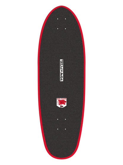 Yow Red Tiger Pyzel x Yow 32.6" Surfskate Deck