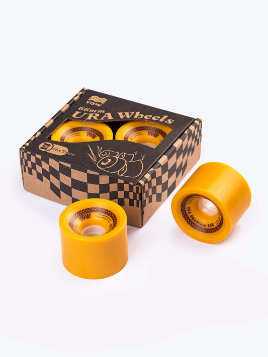 YOW 66x51mm Mustard 80A Ura Wheels Pack