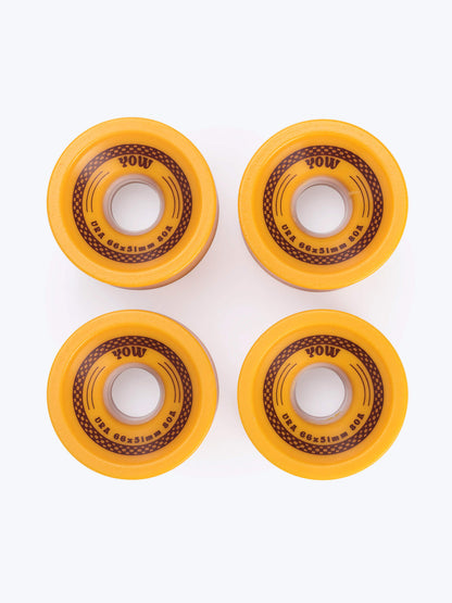 YOW 66x51mm Mustard 80A Ura Wheels Pack